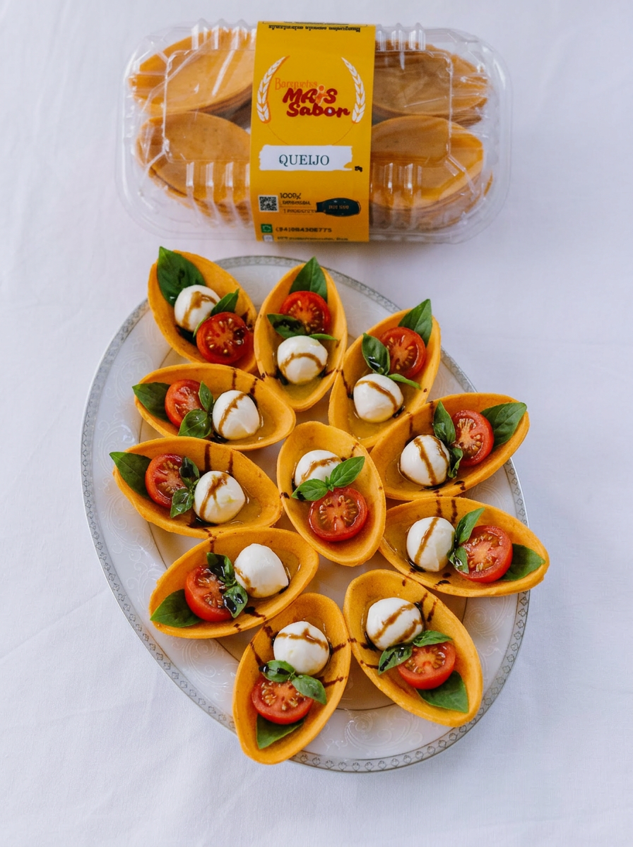 Caprese com Manjericão