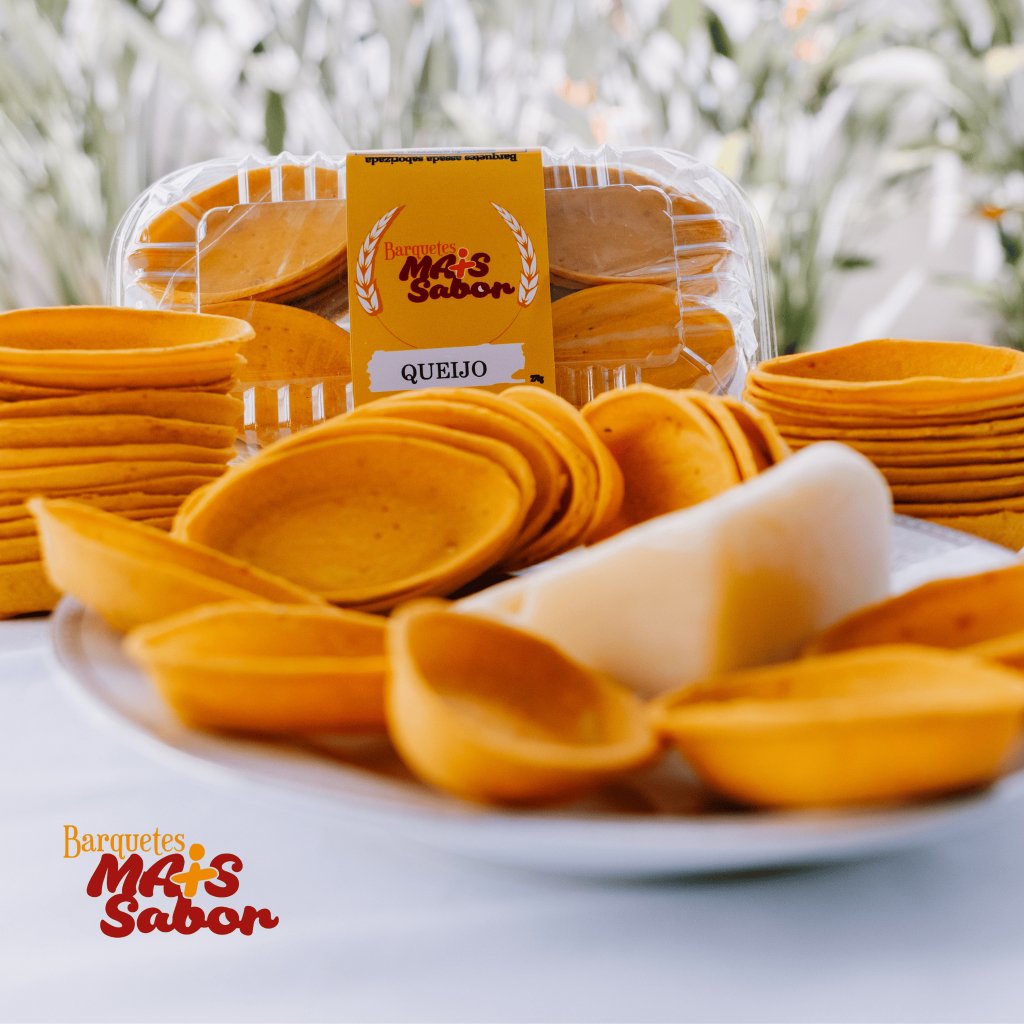 Barquetes canapés  Queijo parmesão 45 UND envio imediato